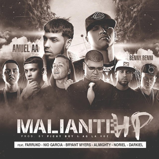 Maliante Hp (Remix) [feat. Anuel Aa, Farruko, Almighty, Darkiel, Bryant  Myers, Nio Garcia & Noriel] — Benny Benni | Last.fm