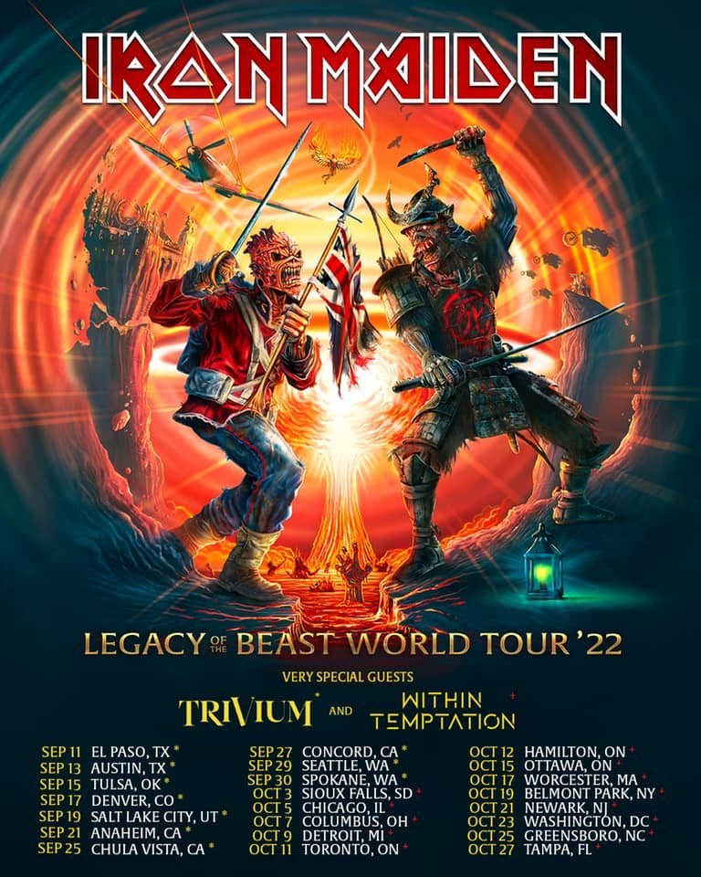 Iron Maiden: Legacy of the Beast World Tour '22 at Ball Arena (Denver, CO)  on 17 Sep 2022 | Last.fm