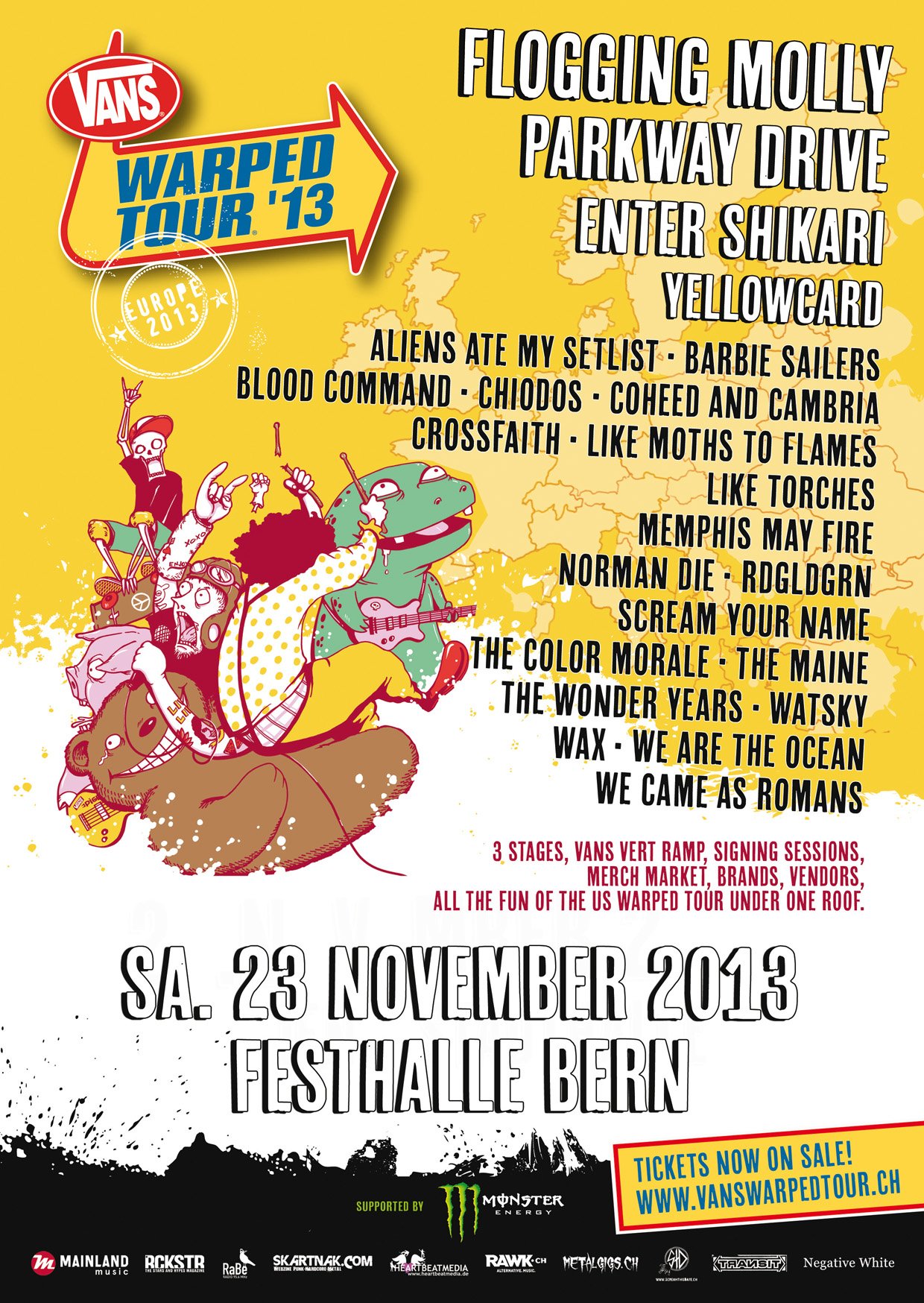 Vans Warped Tour Europe 2013 at Festhalle Bea Bern Expo (Berne) on 23 Nov  2013 | Last.fm