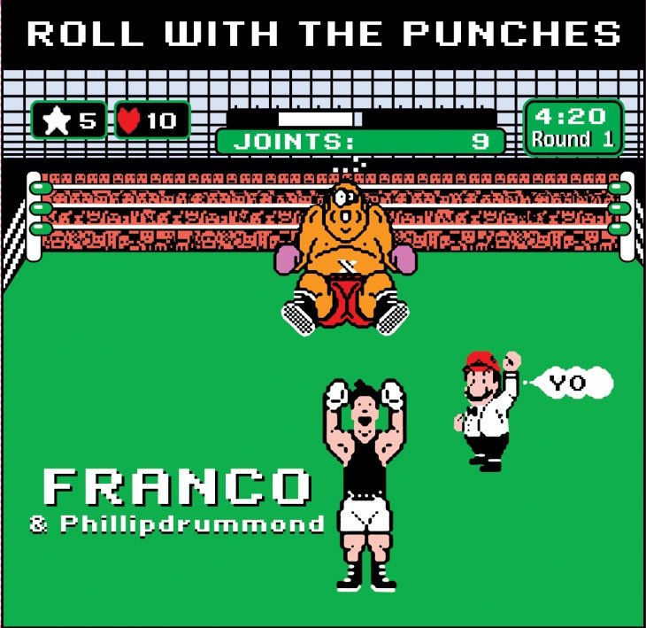 Rolling with the punches. Rolling with the punches