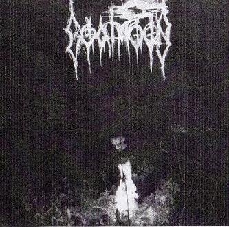 Goatmoon ブラックメタル black l Goatmoon Logo Back Patch | Black Zone