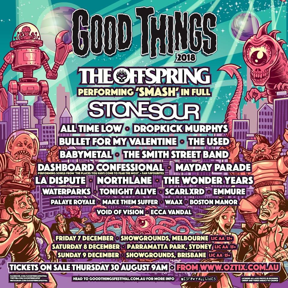 Good Things Festival 2018 at Brisbane Showgrounds (Brisbane) on 9 Dec 2018  