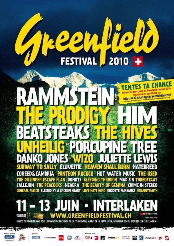 Greenfield Festival 2010 at Flughafen (Interlaken) on 11 Jun 2010 