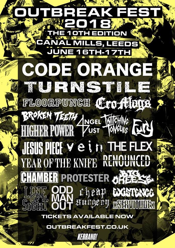 Outbreak Fest 2018 at Canal Mills (Leeds) on 16 Jun | Last.fm