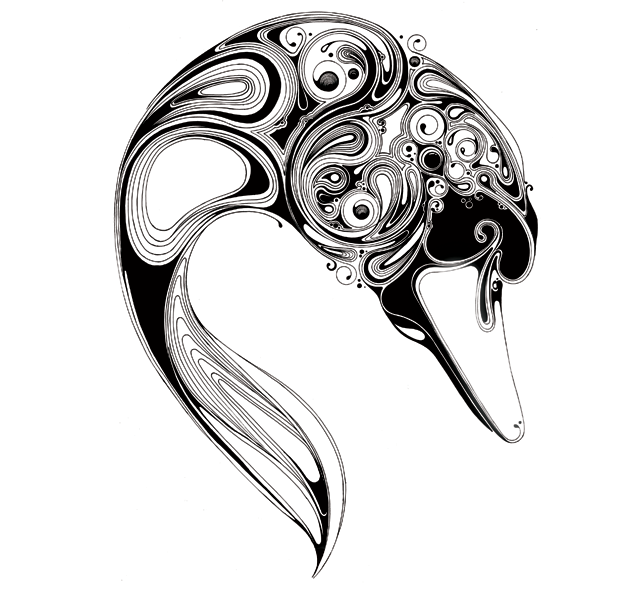 Тату лебедь эскизы