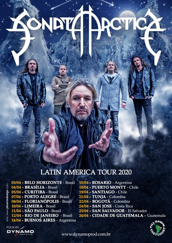 Resultado de imagen para SONATA ARCTICA 2020 TOUR