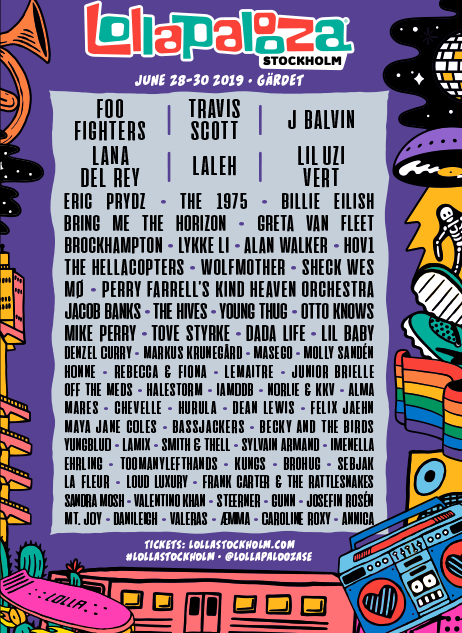 Lollapalooza Stockholm 2019 at Gärdet (Stockholm) on 28 Jun 2019 