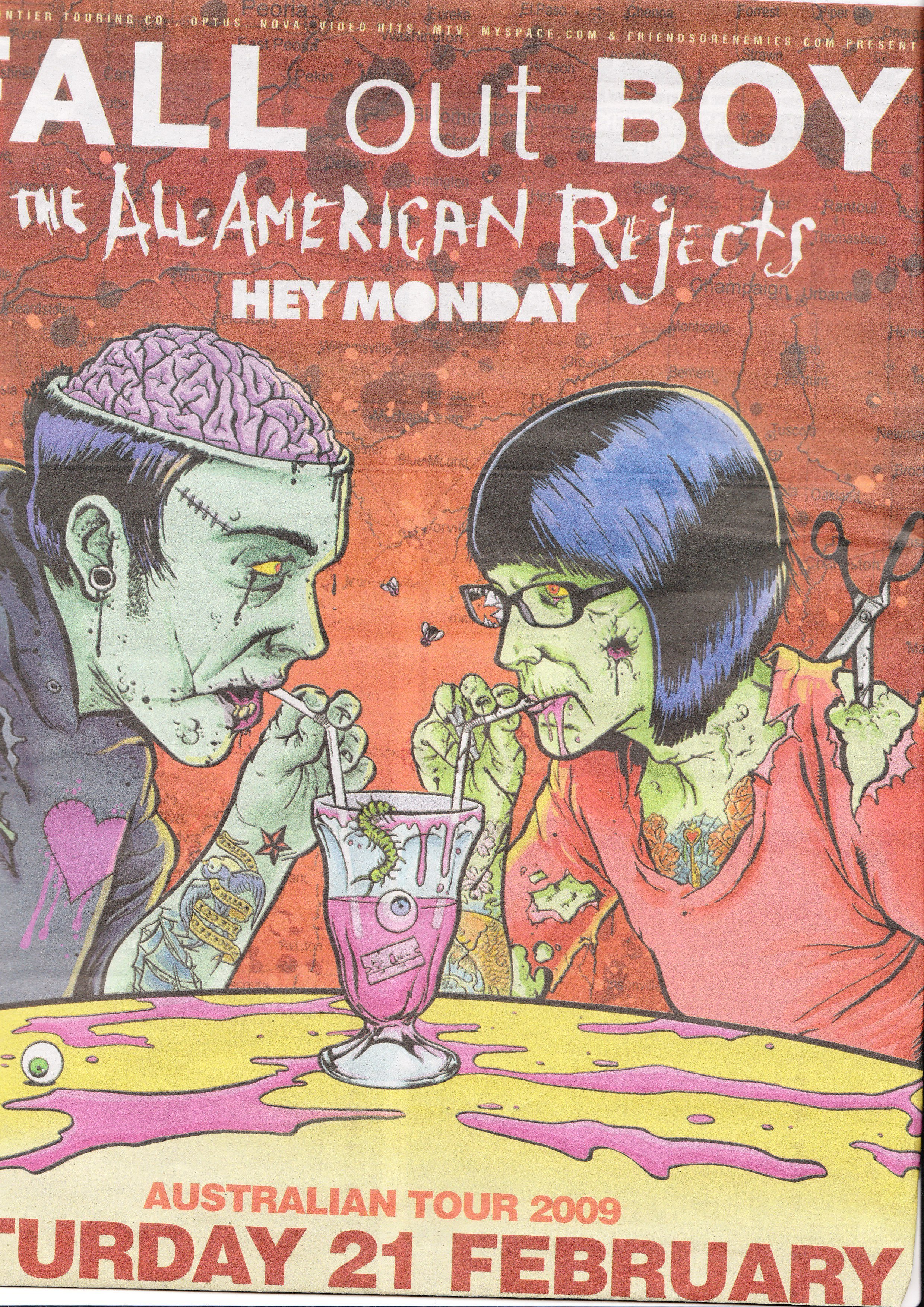 Fall Out Boy at Allphones Arena (Sydney Olympic Park) on 21 Feb