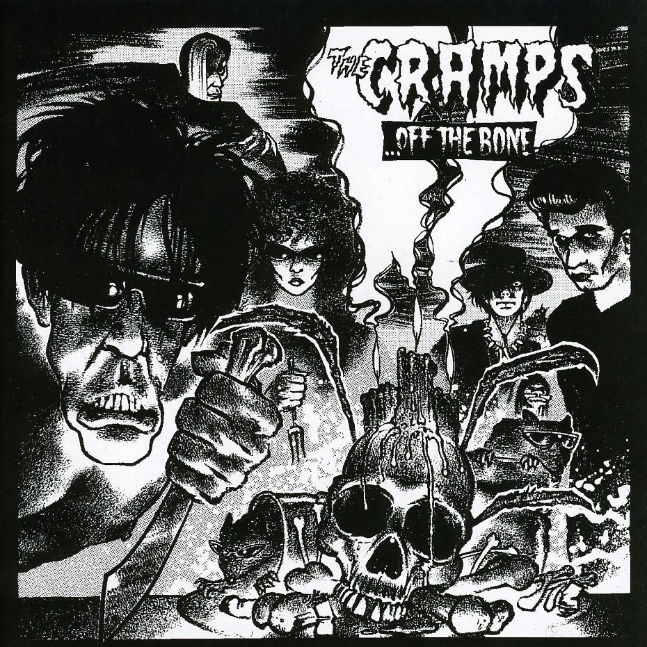 The Cramps Off The Bone red vinyl lp with 3-D cover and 3-D glasses popular