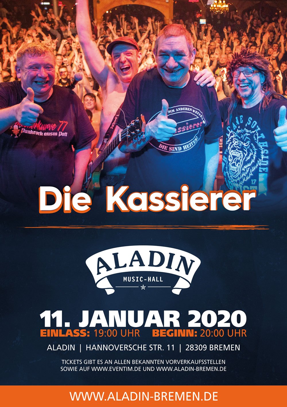 Die Kassierer At Aladin Bremen On 11 Jan Last Fm