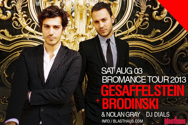 Gesaffelstein & Brodinski, Bromance Tour 2013 at (San Francisco) on 3 2013 | Last.fm