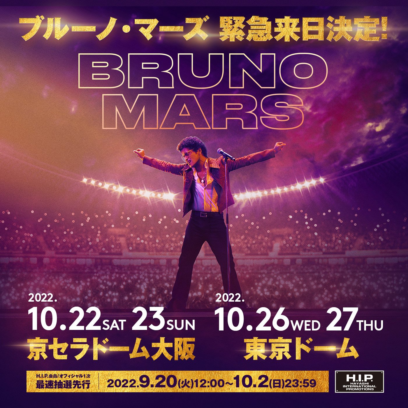 BRUNO MARS ブルーノマーズ コンサートVIPグッズ