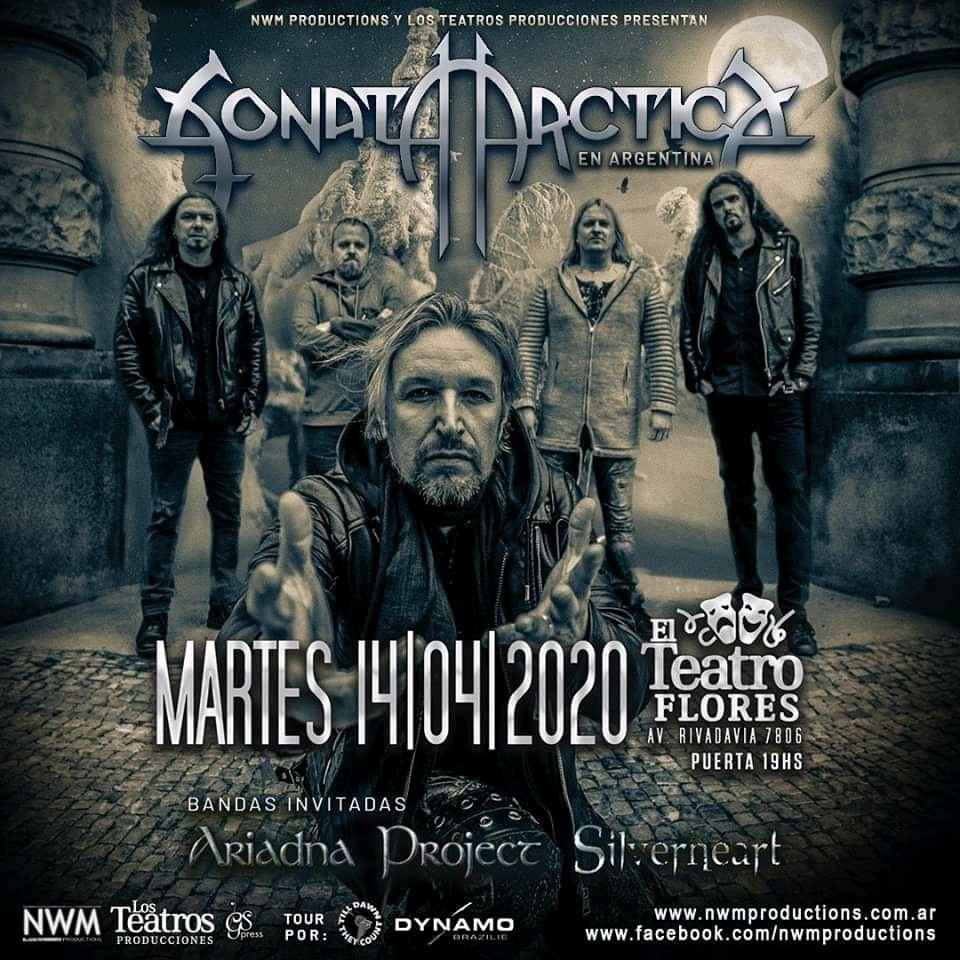 Sonata Arctica: 25th Anniversary Tour at El Teatro Flores (Ciudad Autónoma  de Buenos Aires) on 21 Mar 2023 
