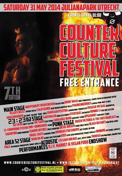Counter Culture Festival 2014 en Julianapark (Utrecht) el 31 May 2014 |  Last.fm