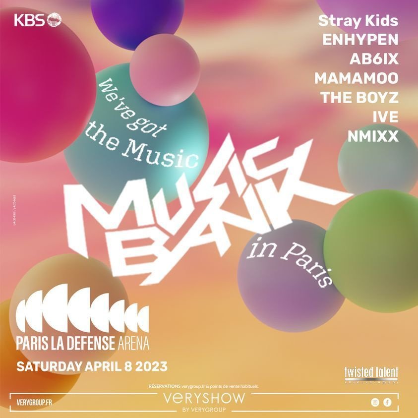 MUSIC BANK IN PARIS at Paris La Defense Arena (Paris) on 8 Apr 2023 |  Last.fm