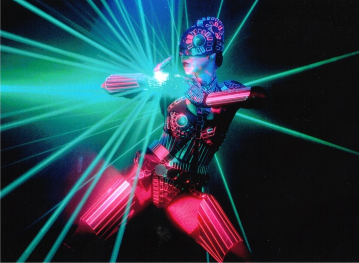 Laser girls gif