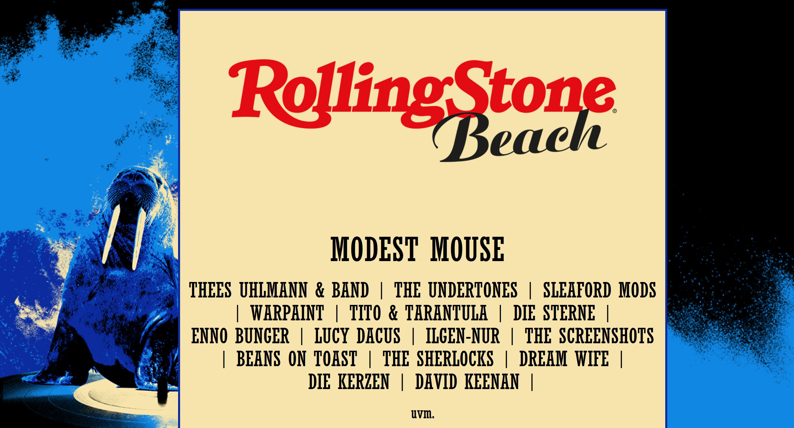 Rolling Stone Beach at Ferienpark Weissenhäuser Strand (Weissenhäuser  Strand) on 5 Nov 2021 | Last.fm