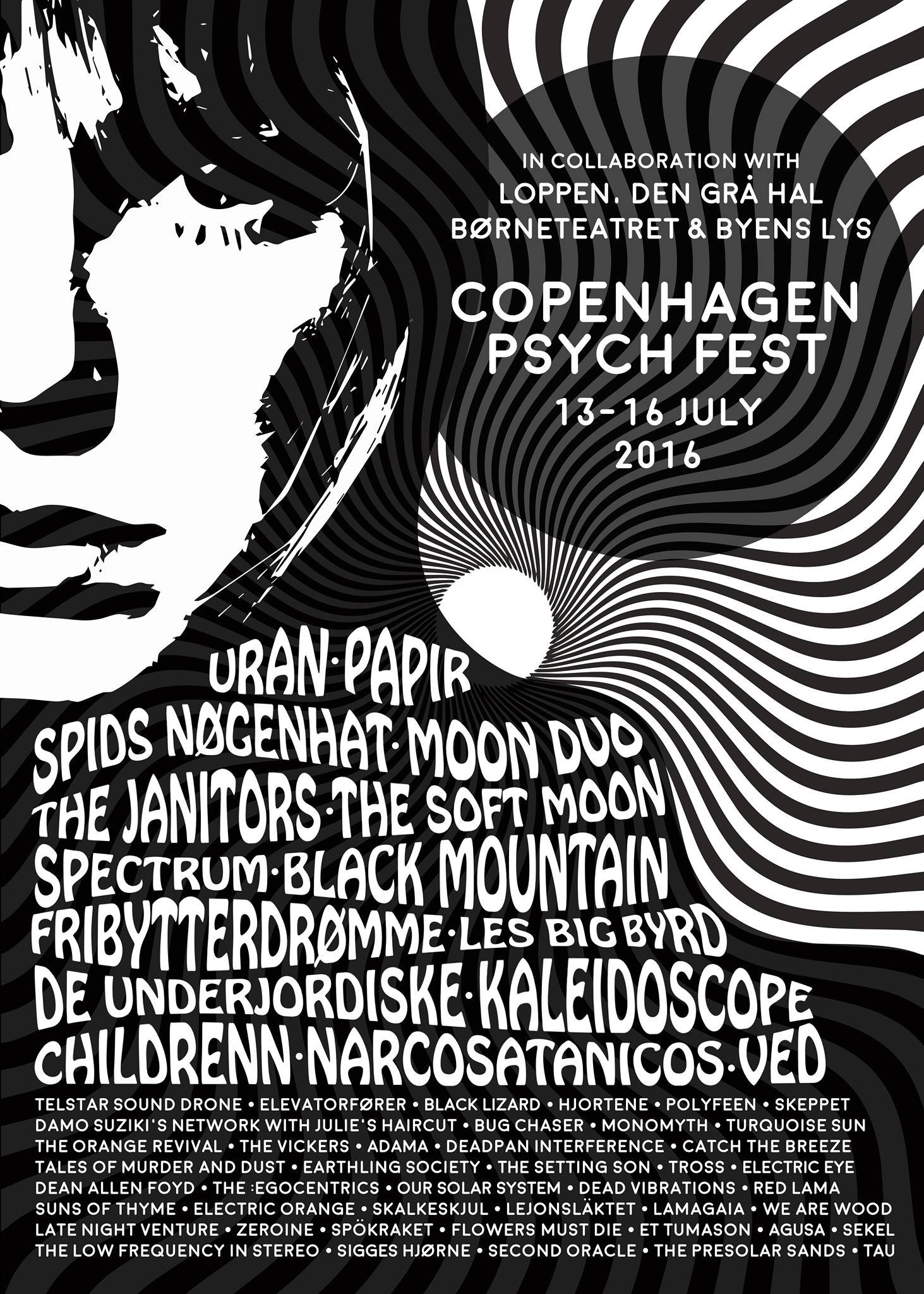 Copenhagen Psych Fest 2016 Christiania (København K) 13 Jul 2016 Last.fm