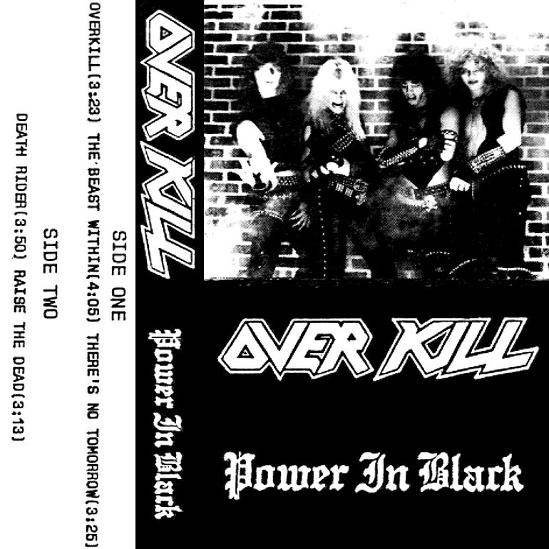 Black demo. Overkill Power in Black. Бобби Густафсон Overkill. Группа Overkill. Overkill Power in Black CD.