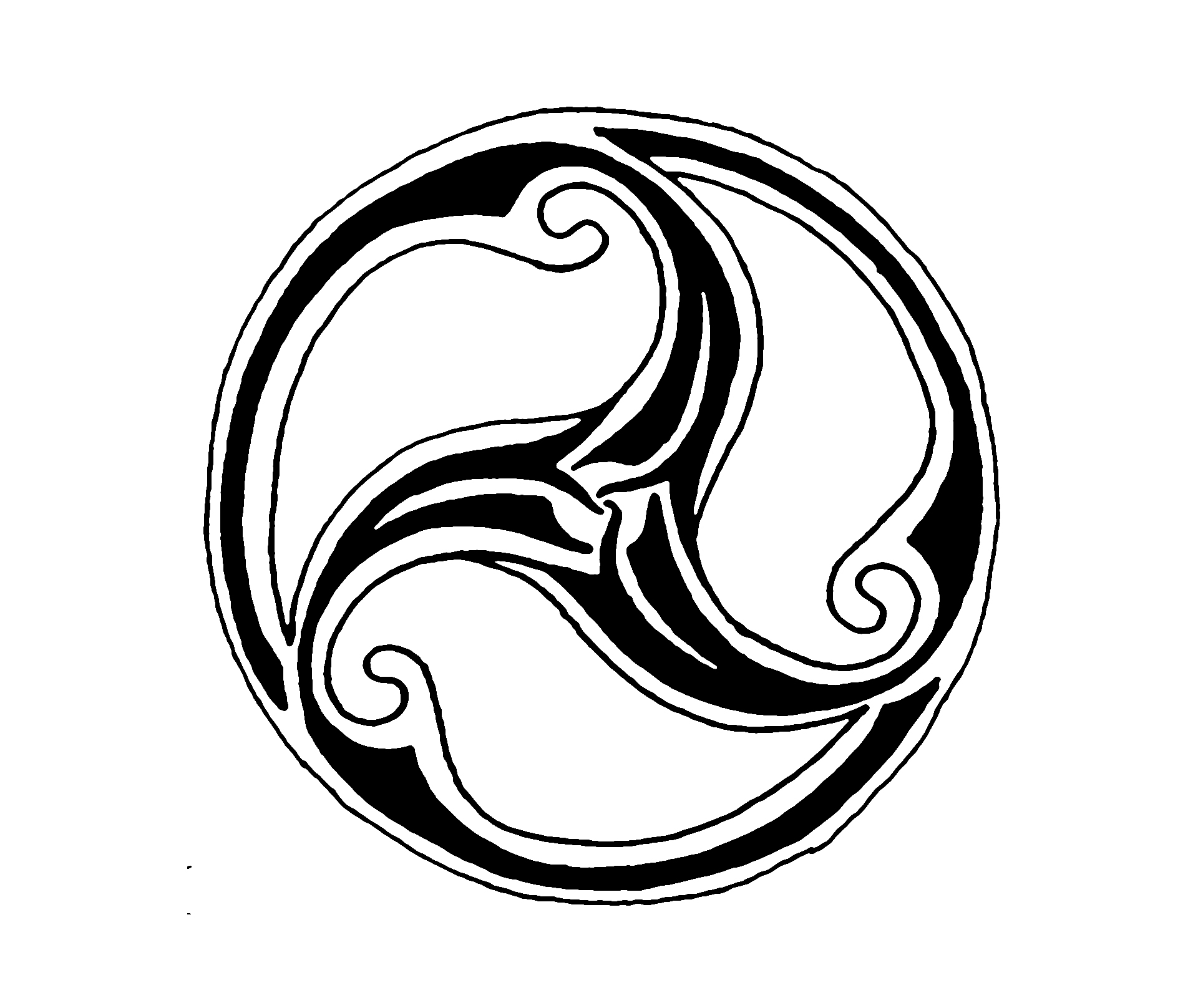 Трискелион тату эскиз