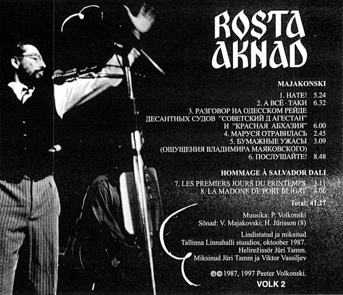 Rosta Aknad — Rosta Aknad | Last.fm