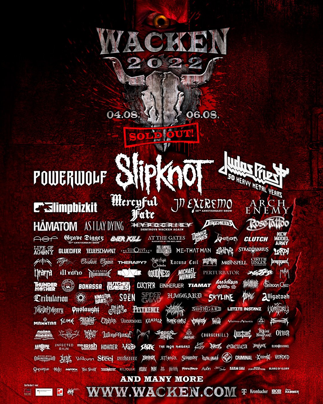Wacken Line Up 2025