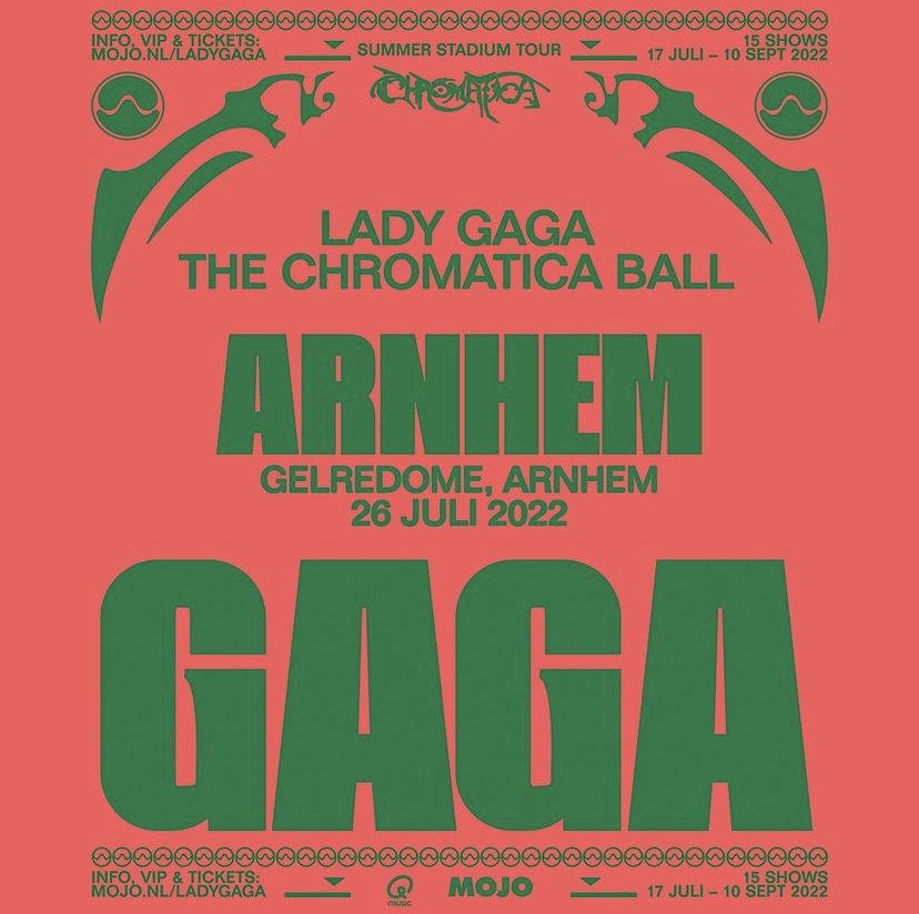 Lady Gaga: The Chromatica Ball à Gelredome (Arnhem) le 26 Jul 2022 | Last.fm