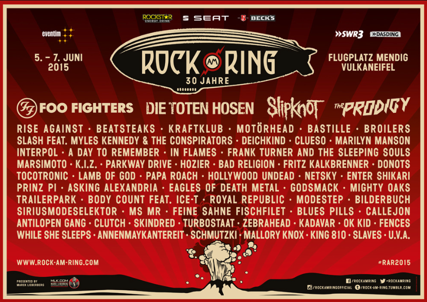 Rock am Ring 2015 at Flugplatz Mendig (Mendig) on 5 Jun 2015 | Last.fm