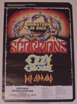 Monsters of Rock at Rsunda Stadium (Solna) on 23 Aug 1986 | Last.fm