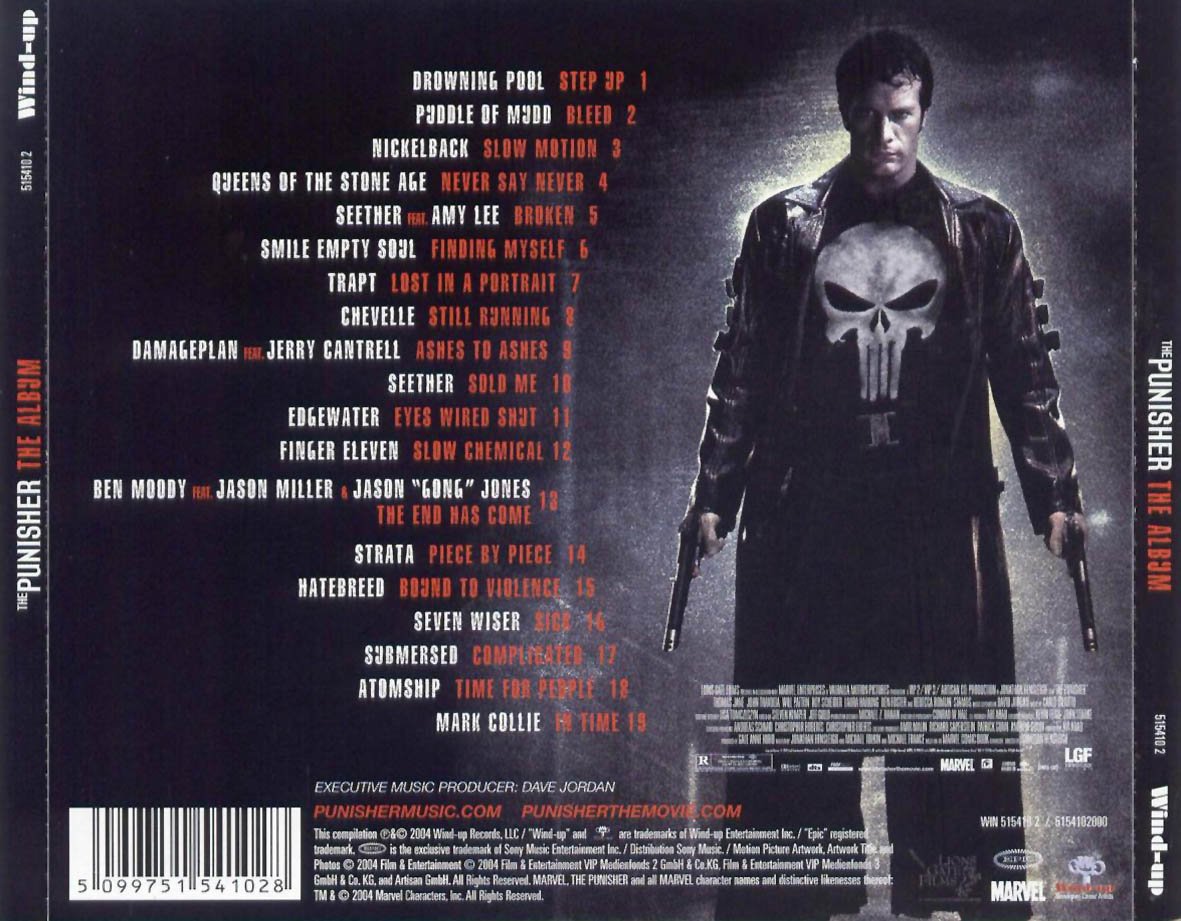 The Punisher - The Album (Music From The Motion Picture) — Puddle of Mudd |  Last.fm
