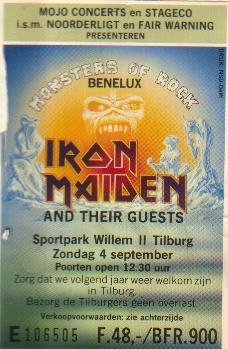 Monsters Of Rock at Sportpark Willem II (Tilburg) on 4 Sep 1988 | Last.fm