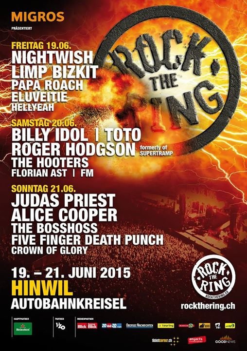 Rock the Ring 2015 at Autobahnkreisel Hinwil ZH (Hinwil) on 19 Jun 2015 |  Last.fm