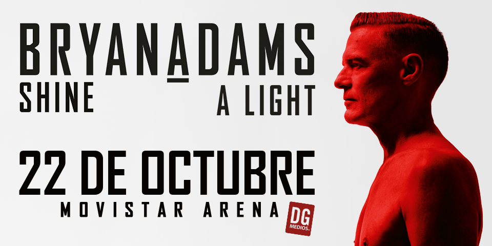 Bryan Adams Shine a Light Tour at Movistar Arena (Region metropolitada, santiago) on 22 2019 |