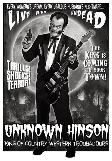 UNKNOWN HINSON Live And Undead Poster NEW