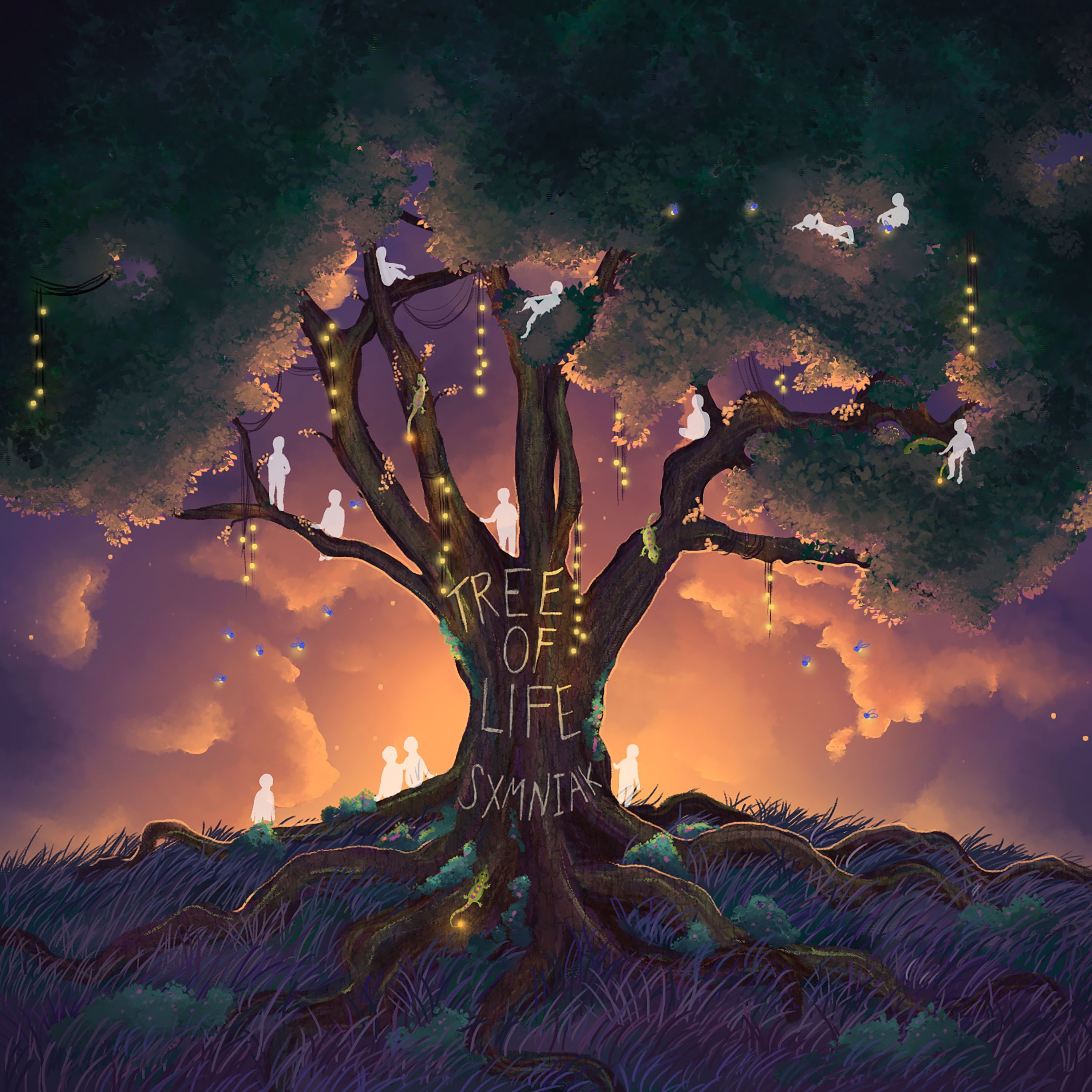 Индиго для деревьев. Дерево индиго. дерево индиго-кошки. treeoflife.