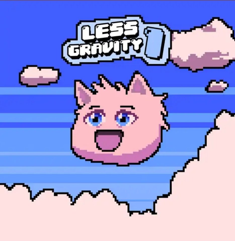 Less gravity. Gravity less.