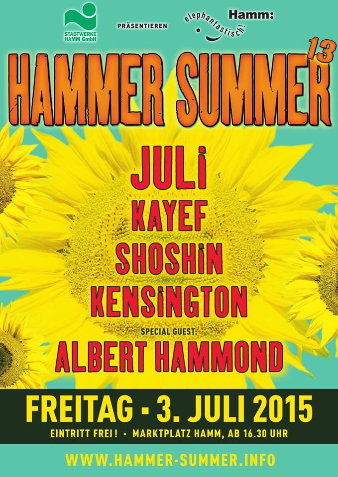 Hammer Summer 2015 im Marktplatz (Hamm) am 3. Jul. 2015 | Last.fm