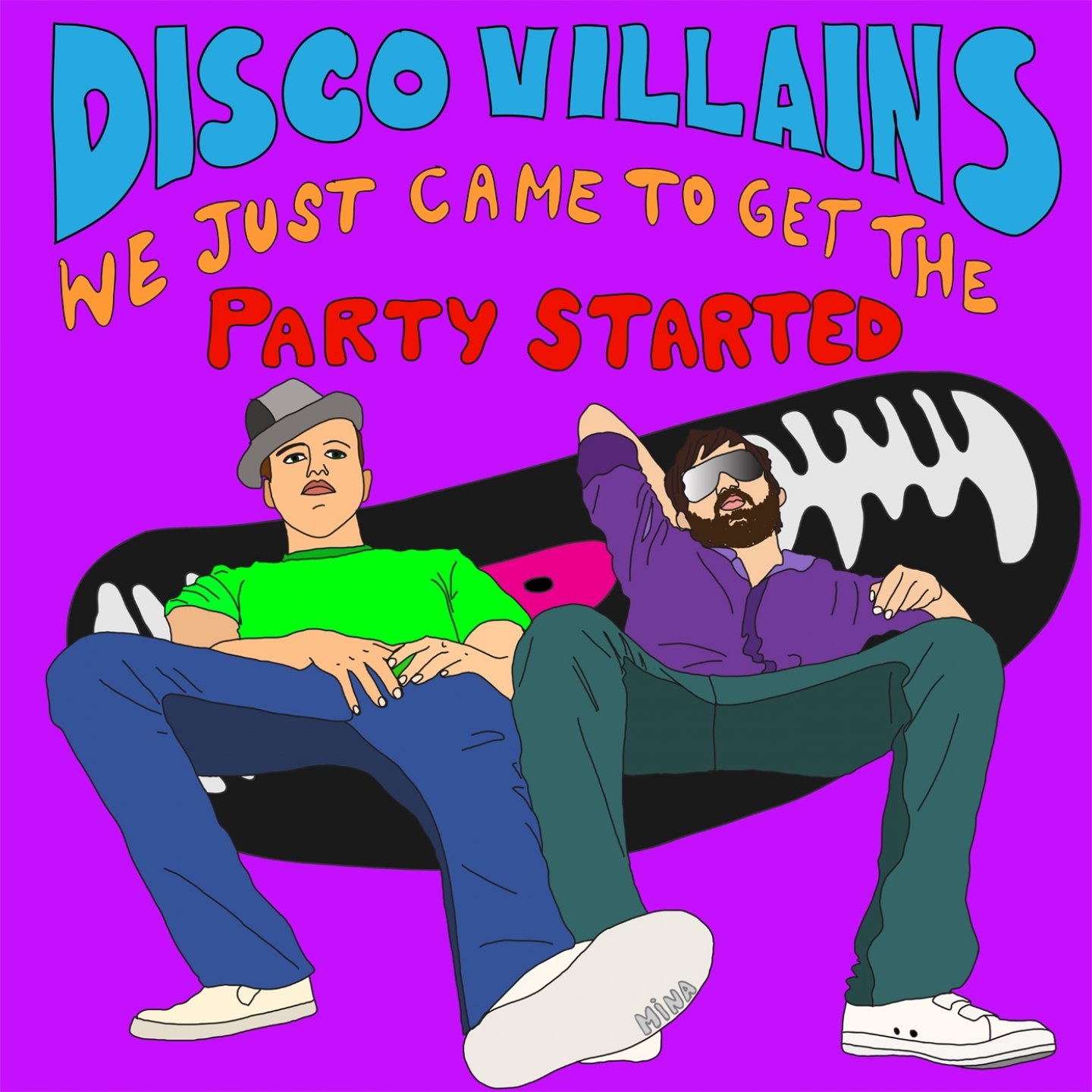 Time does the party start. Get the party started. диско злодей. come to the party. we got the party.