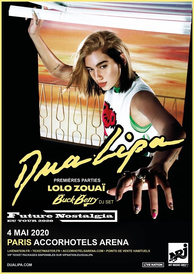 Concert Dua Lipa 2022 Paris