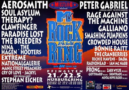 Rock in Riem at Alter Flughafen Riem (München) on 20 May 1994 | Last.fm