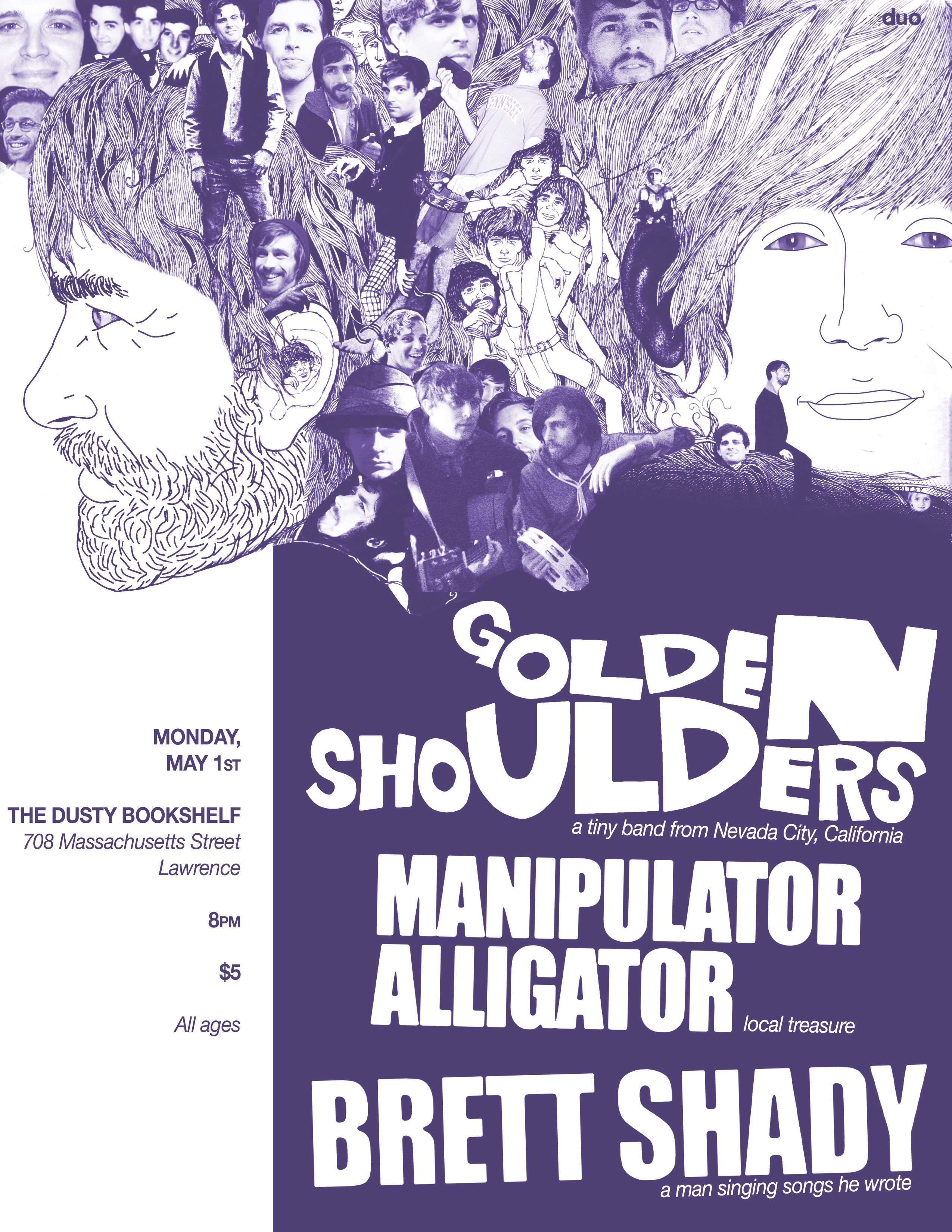 Golden Shoulders Manipulator Alligator Brett Shady In Lawrence