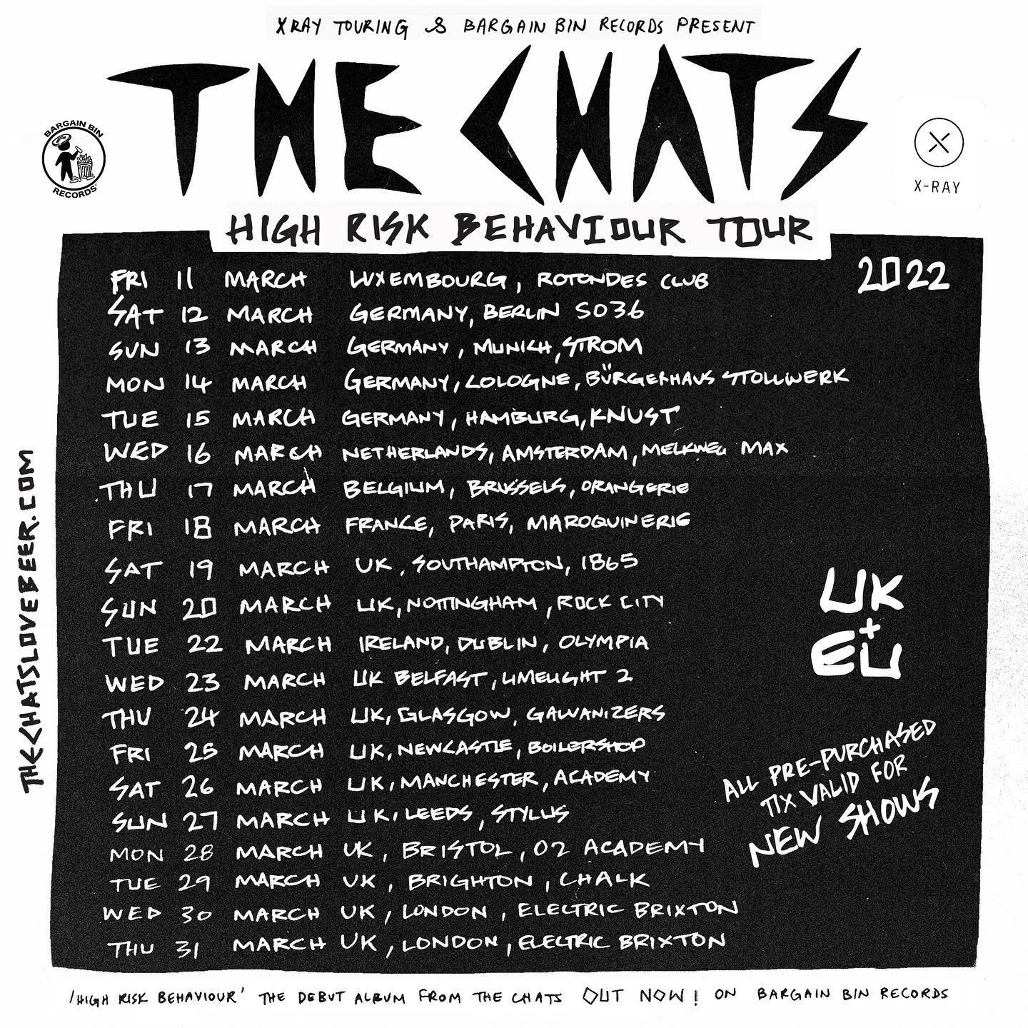 The Chats at Electric Brixton ( Londres) on 30 Mar 2022 | Last.fm
