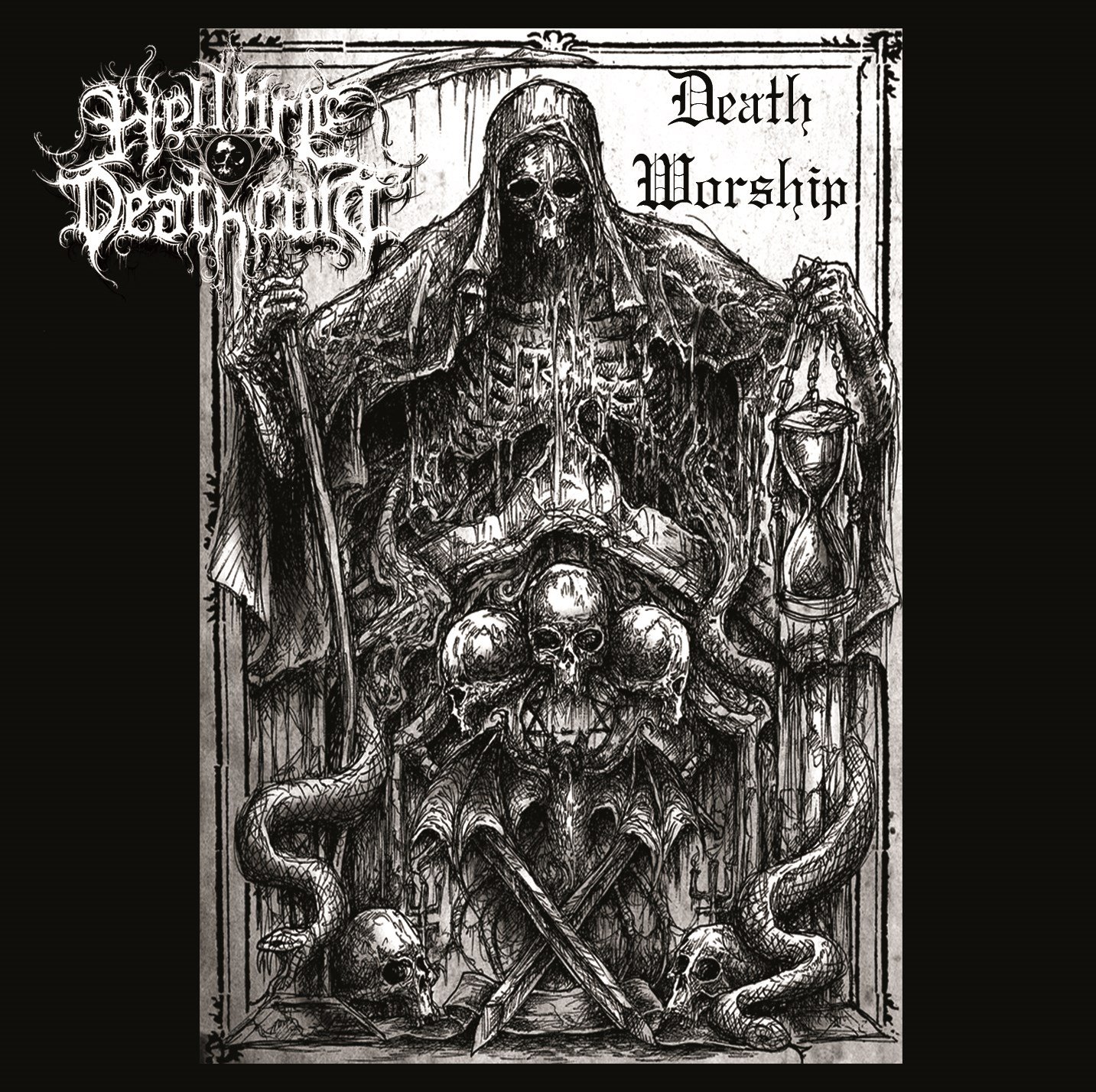 Death обложки. Hellfire Deathcult. Hellfire Deathcult - Death Worship [Ep] (2017). Hellfire Deathcult Black Death terroristic Onslaught. Блэк метал обложки.