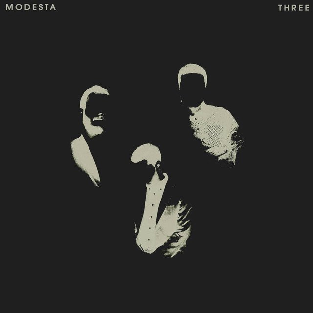 Альбомы three. Логотип Модеста.