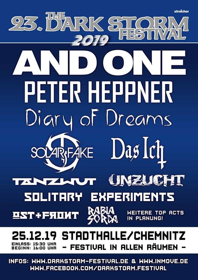 Dark Storm Festival 2019 at Stadthalle (Chemnitz) on 25 Dec 2019 