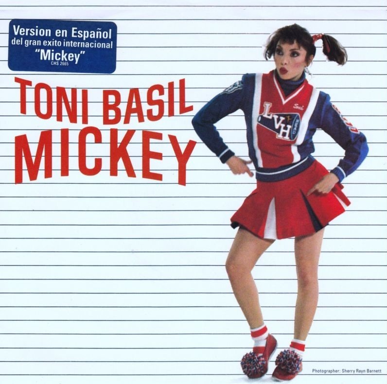 Hey mickey tate. Toni Basil - Mickey. Hey Mickey Тони Бэзил. Toni Basil - Hey, Mickey обложка альбома. Вика Микки.