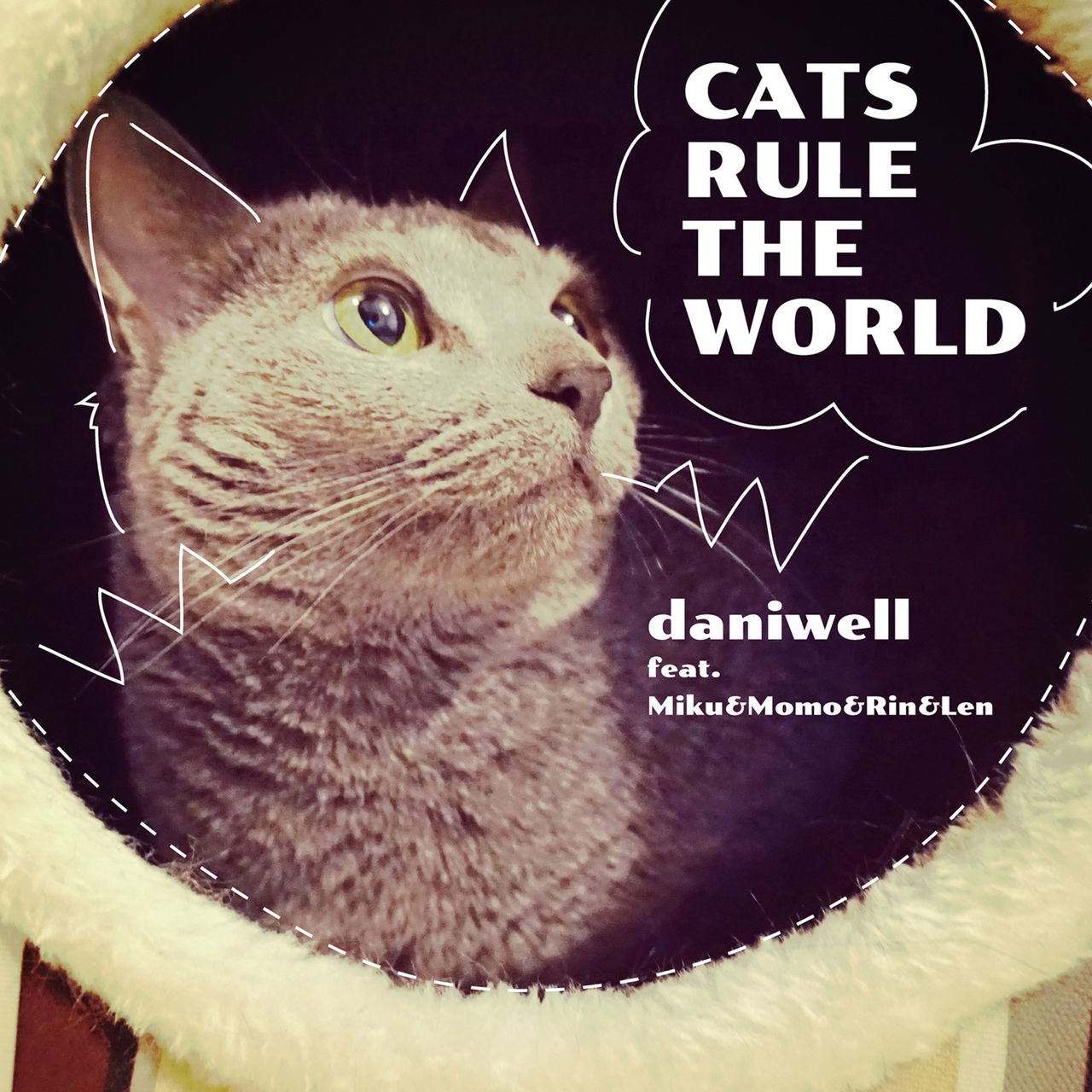 Кэтс песня. Cats Rule the World. Cats Rule the World книга. DANIWELLP. Cats Rule the World - daniwell feat. Hatsune Miku & Momone Momo.