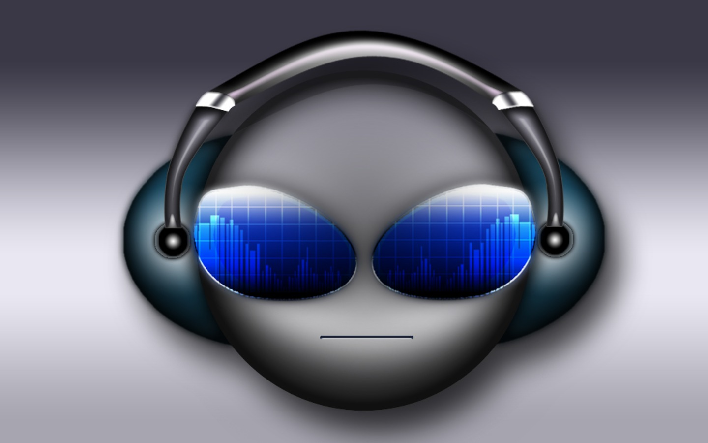 Смайлик в наушниках картинки