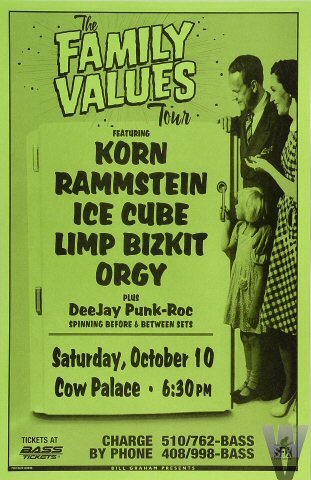 Family Values Tour 98' at Cow Palace (Daly City) on 10 Oct