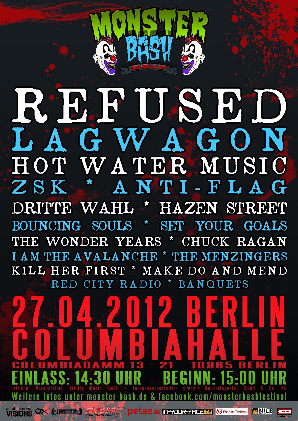 Monster Bash 12 At C Halle Berlin On 27 Apr 12 Last Fm